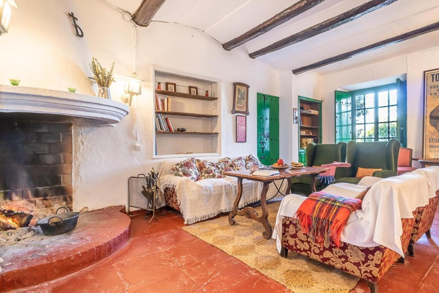 Sala de Estar con Chimenea